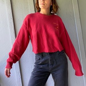 Vintage Iowa State cropped sweatshirt
